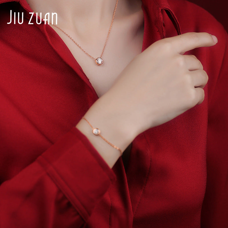 Bracelet à bulles de Perception en argent S925 incrusté de Moissanite