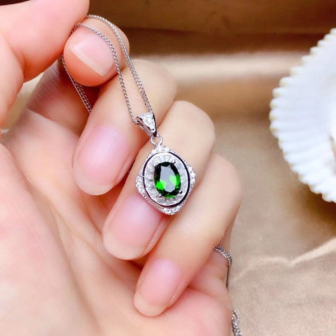 [DF]Ensemble de bijoux à breloque ethnique en labradorite - Argent S925 