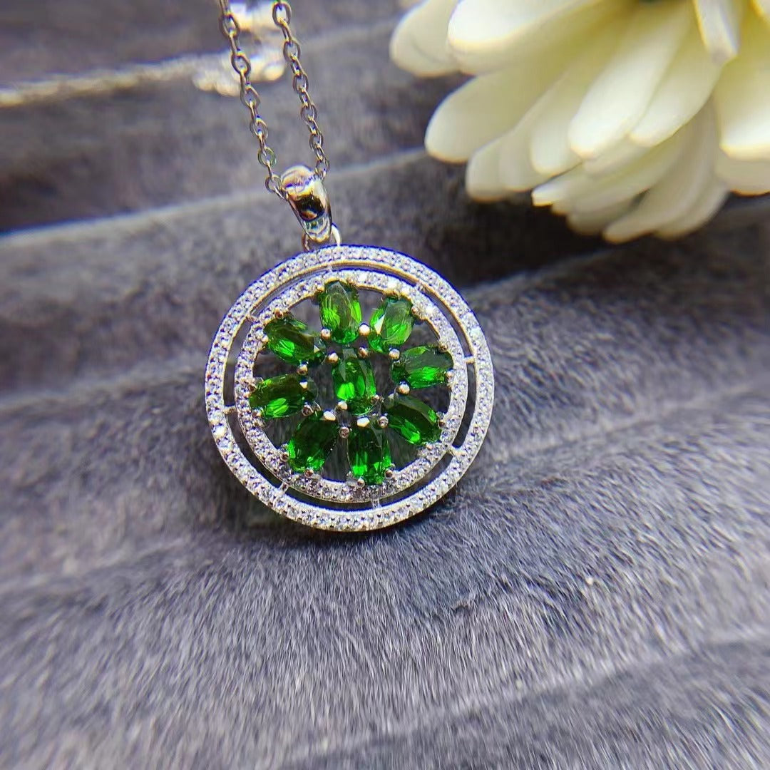 [DF]Regal Charm Labradorite Pendant - S925 Silver