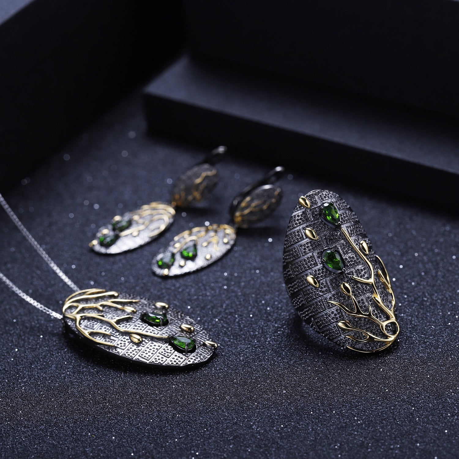 DF Fall Ying colorful designer pendant Georgia advanced  s925 sterling silver natural Amethyst necklace pendant