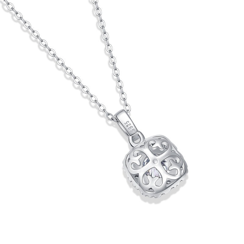 Pendentif en argent S925, nouveau collier de sucre en pierre Mosang