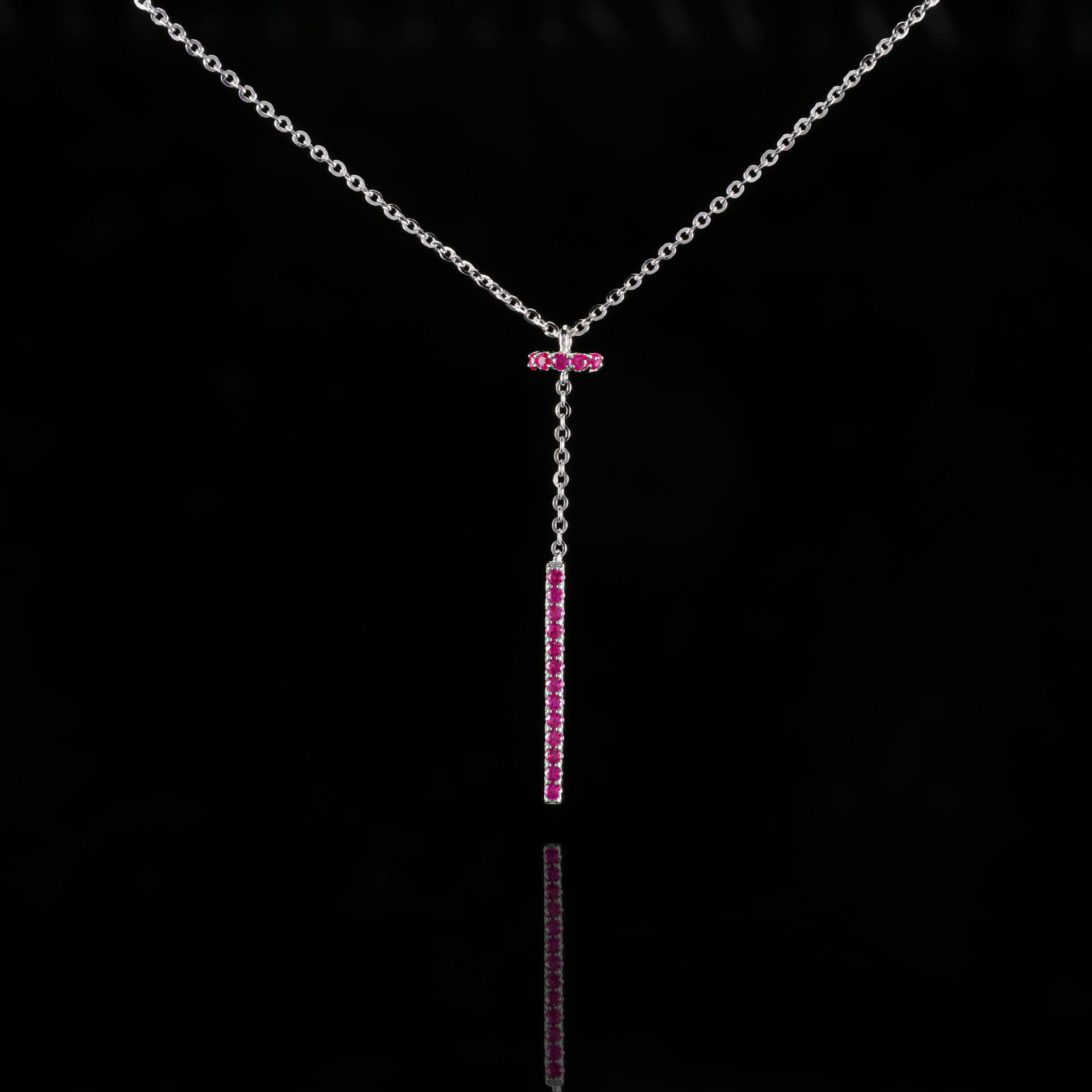 Collier à pompon en forme de Y avec pierres précieuses colorées en argent sterling S925, chaîne de clavicule
