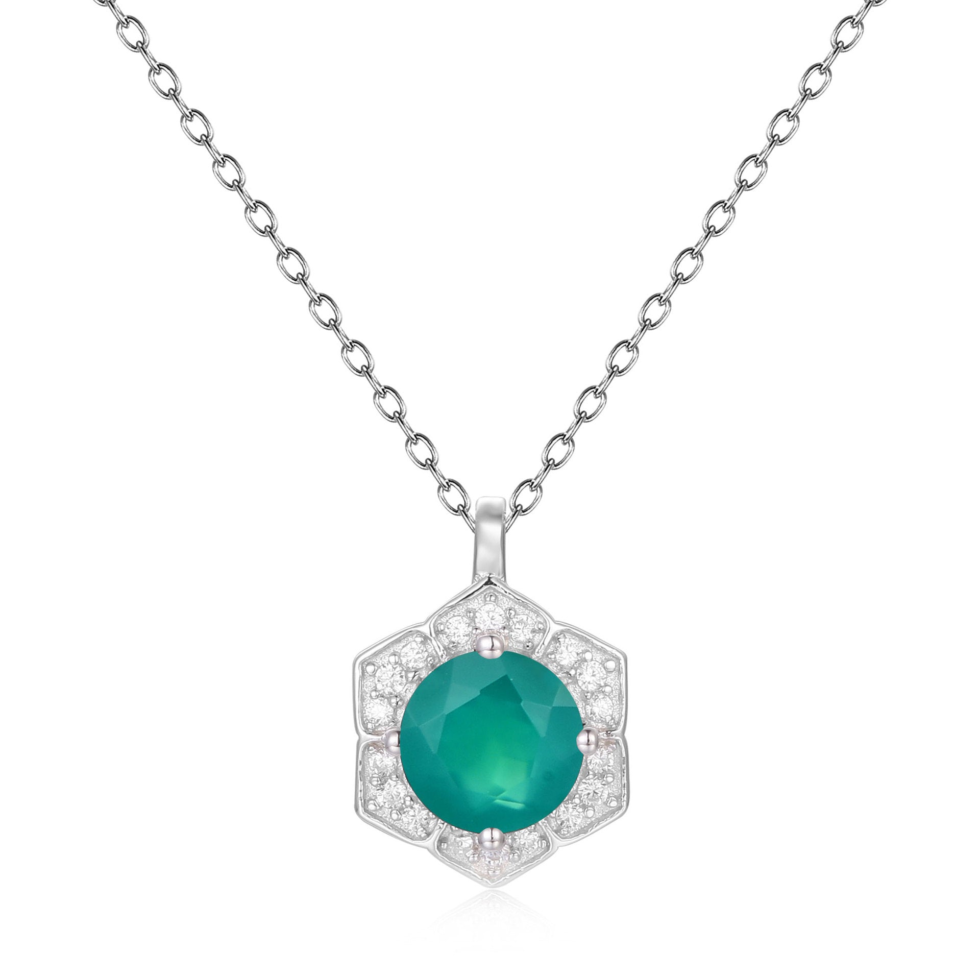 Accessoires de bijoux de luxe légers pendentif en pierre précieuse s925 pendentif collier au trésor de couleur naturelle incrusté d'argent