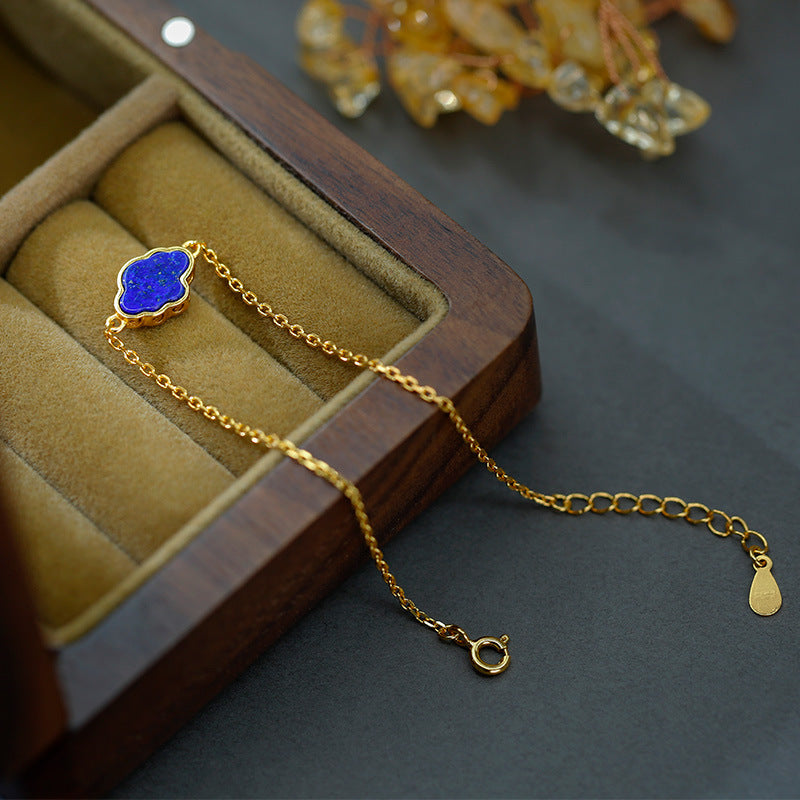 S925-silver-gold-plated-lapis-lazuli-bracelet