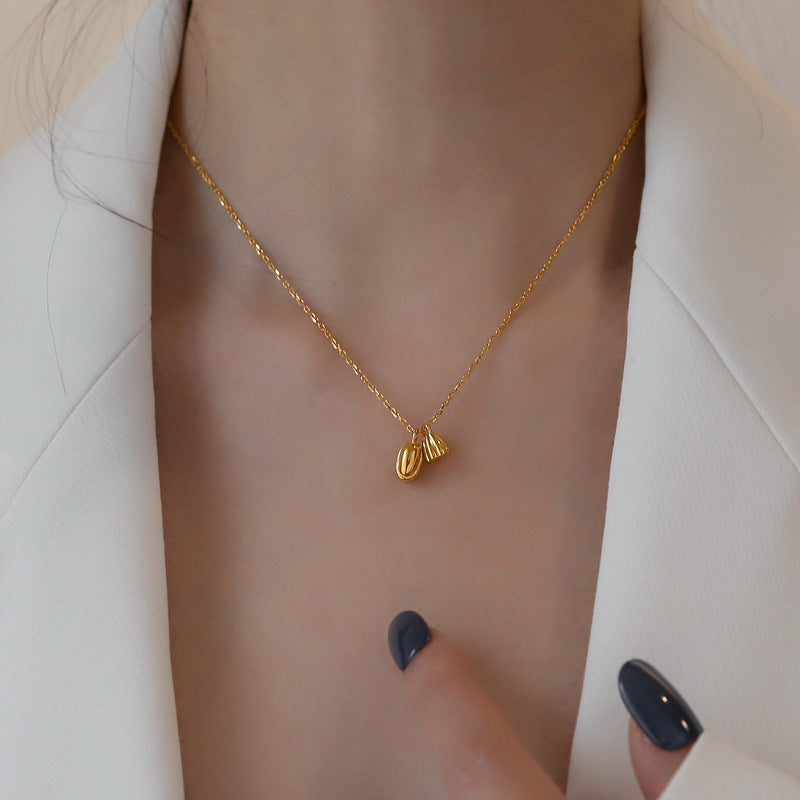 [DF]INS – collier Lotus Peng vent froid pour femmes, chaîne d'été, petit Design, pendentif sens, nouveaux accessoires 2023