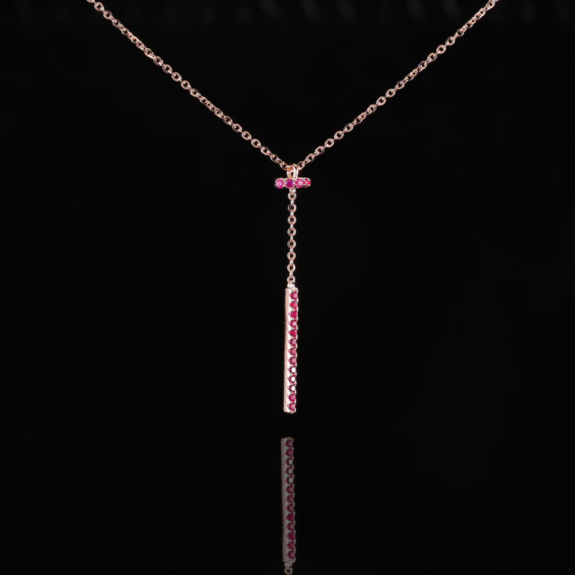 Collier à pompon en forme de Y avec pierres précieuses colorées en argent sterling S925, chaîne de clavicule